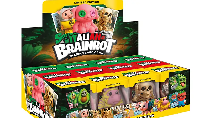 Skifidol Serie 4 carte promo in edizione limitata del Trading Card Game Italian Brainrot
