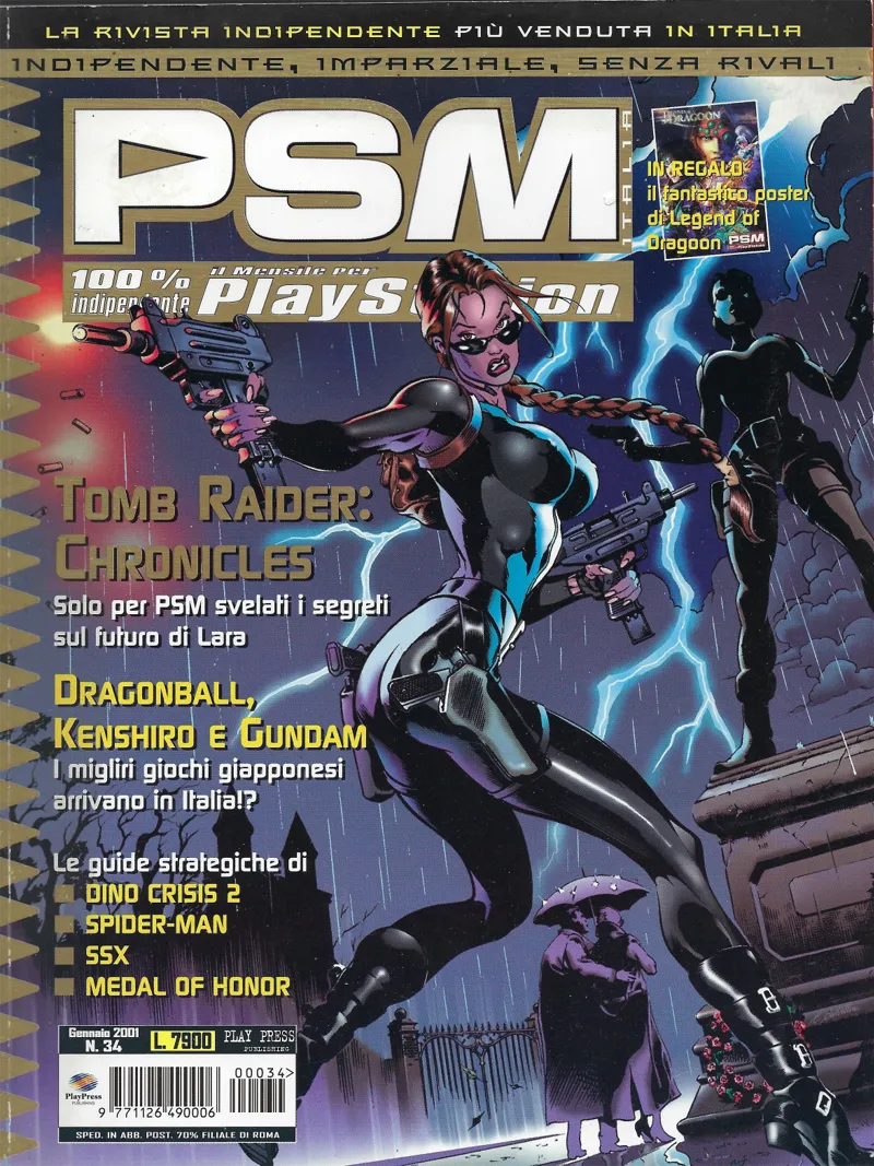 30 anni tomb raider copertina PSM record mondiale codeplay