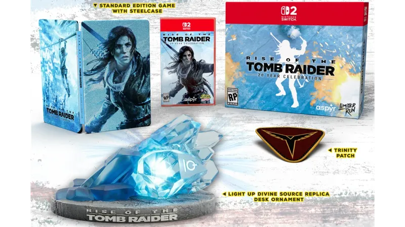 Rise of the tomb raider collector's edition switch 2 codeplay